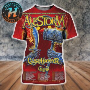 Alestorm USA Tour 2025 Dates List Kicks Off In Nashville TN On September 12 2025 All Over Print Shirt