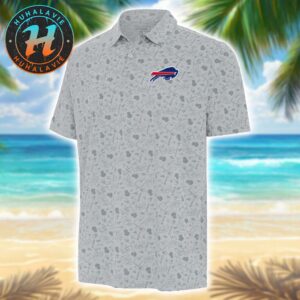Buffalo Bills Pattern Grey Summer Collections Polo Shirt