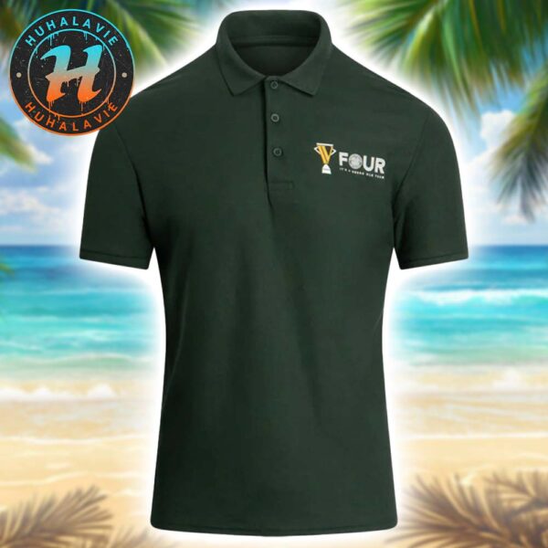 Celtic Football Club 2024-25 Champions Trophy Four It’s A Grand Old Team Polo Shirt