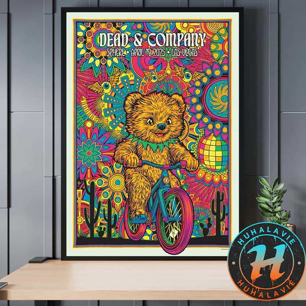 Dead And Company Night Three Poster At Sphere In Las Vegas On April 19 Dead Forever 2025 Home Decor Poster Canvas Dead And Company Night Three Poster At Sphere In Las Vegas On April 19 Dead Forever 2025 Home Decor Poster Canvas