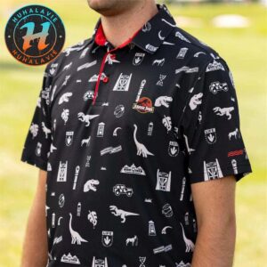 Jurassic Park Life Finds A Way RSVLTS Summer Vacation Polo Shirt