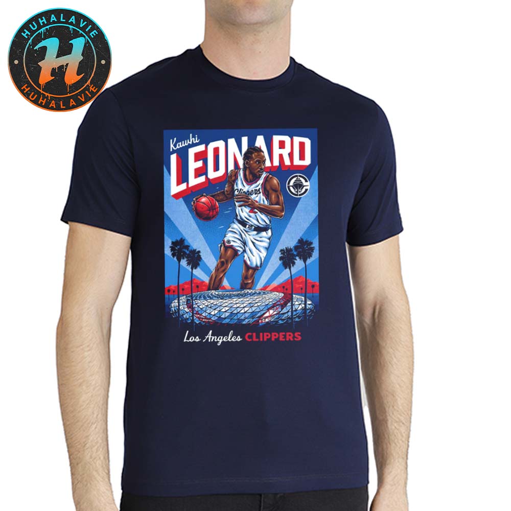 Kawhi Leonard Cover Graphic Team Los Angeles Clippers NBA Classic T-Shirt Kawhi Leonard Cover Graphic Team Los Angeles Clippers NBA Classic T-Shirt