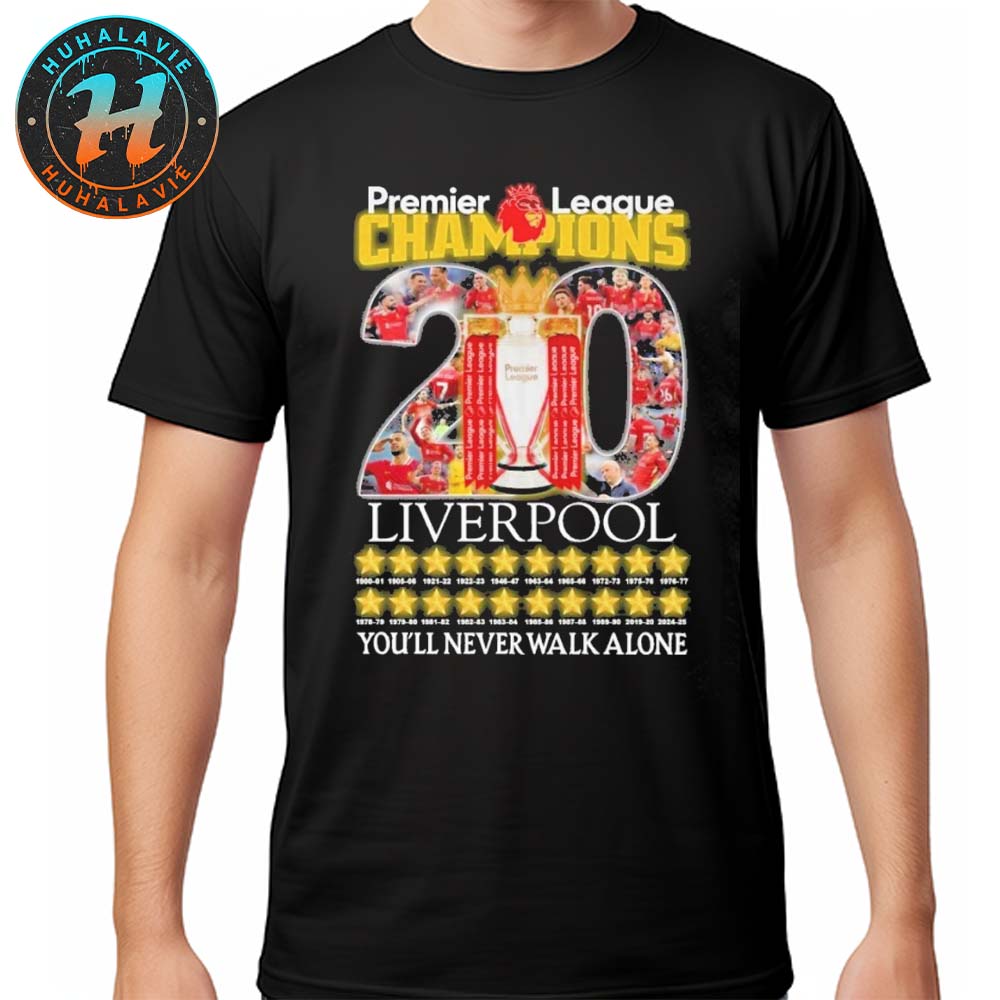 Liverpool FC Premier League Champions 20 Liverpool You’ll Never Walk Alone Unisex T-Shirt Liverpool FC Premier League Champions 20 Liverpool You’ll Never Walk Alone Unisex T-Shirt
