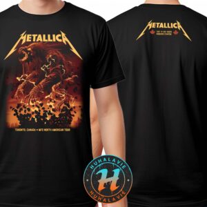 Metallica Night 2 M72 Toronto Ontario Merch Tee For Rogers Centre On April 26 No Repeat Weekend 2025 Two Sided Print Vintage T-Shirt