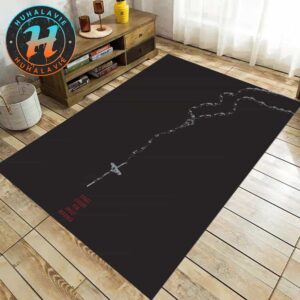 My Chemical Romance Three Cheers For Sweet Revenge Album Cover Black Background Rug Carpet