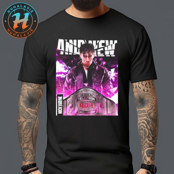 Nick Wayne And New Champion Ring Of Honor World Television AEW Unisex T-Shirt