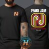 Pearl Jam Tiger Tee Merch Dark Matter Tour 2025 White Two Sided Print T-Shirt