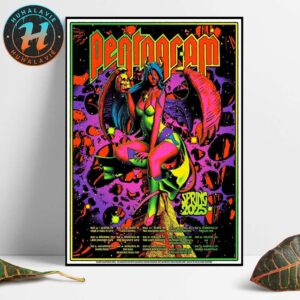 Pentagram Spring Tour 2025 Cities List Kicks Off In Austin TX On May 11 2025 Home Decor Poster Canvas