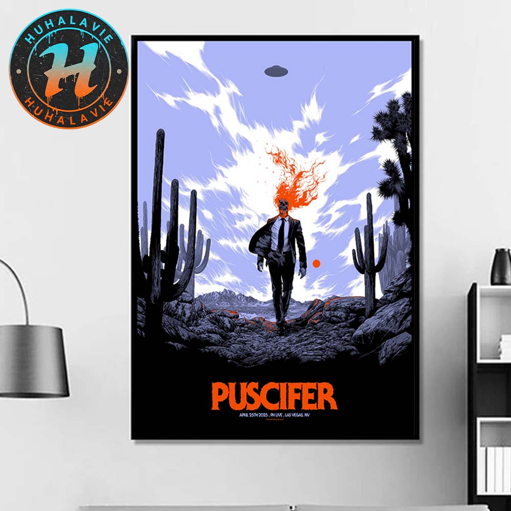 Puscifer Tonight Poster For Las Vegas NV At PH Live On April 25th 2025 Art By Ken Taylor Home Decor Poster Canvas Puscifer Tonight Poster For Las Vegas NV At PH Live On April 25th 2025 Art By Ken Taylor Home Decor Poster Canvas