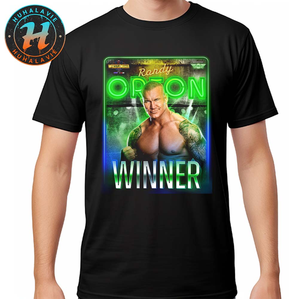 Randy Orton Beats Joe Hendry Winner At WWE WrestleMania 41 2025 Unisex T-Shirt Randy Orton Beats Joe Hendry Winner At WWE WrestleMania 41 2025 Unisex T-Shirt
