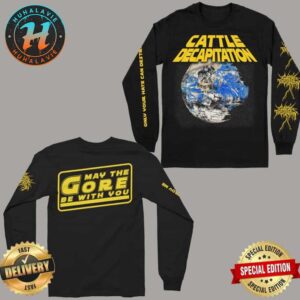 Star Wars May The 4th Be With You Cattle Decapitation Deathstar Atlas Longsleeve Classic T-Shirt
