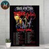 Three Days Grace Europe And UK Tour 2025 Dates List With Special Guest Badflower Home Decor Poster Canvas