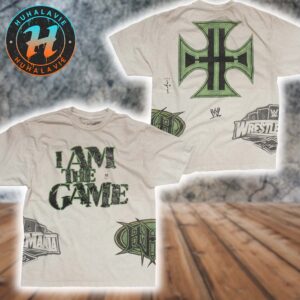 Travis Scott CJ x WWE WrestleMania I Am The Game White Two Sided Print Classic T-Shirt