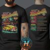 Welcome To Rockville Festival 2025 High Seas Shinedown Green Day And Linkin Park Korn Cities List T-Shirt