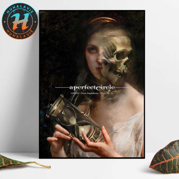 A Perfect Circle Huntsville AL Poster Tonight At The Orion Amphitheater On May 4th 2025 Home Decor Poster Canvas
