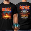 Metallica Merch Lane Stadium Art M72 Virginia Tech 2025 For Blacksburg Virginia VA On May 7 Two Sided Print Unisex T-Shirt