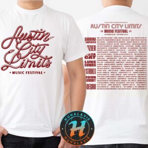 ACL Festival Music Austin Texas Tee Full Lineup At Zilker Park On October 03-05 And October 10-12 2025 Two Sided Print T-Shirt