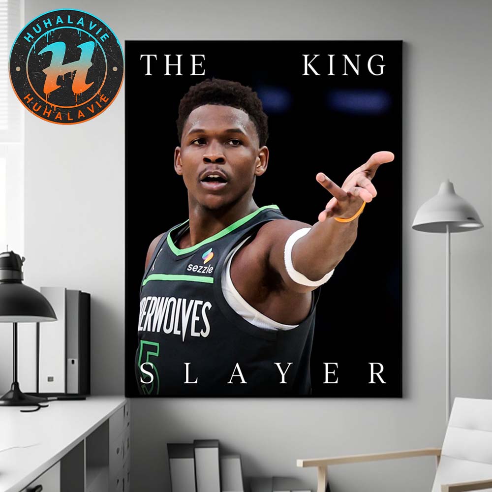 Anthony Edwards The King Slayer Cover By Adidas After The Wolves Eliminate The Lakers Home Decor Poster Canvas Anthony Edwards The King Slayer Cover By Adidas After The Wolves Eliminate The Lakers Home Decor Poster Canvas