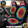 Arkansas Razorbacks Logo Pattern With Rugby Football NCAA Car Seat Covers