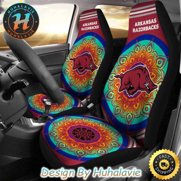 Arkansas Razorbacks NCAA Cover Unique Magical And Vibrant Car Seat Covers