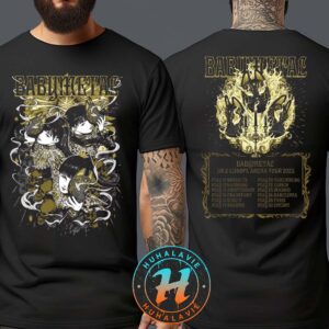 BABYMETAL Kon Kon Merch Tee UK And Europe Arena Tour 2025 Two Sided Print Classic T-Shirt