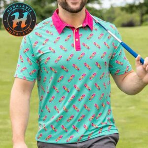 Back To The Future Hoverboard Summer Golf 2025 Polo Shirt