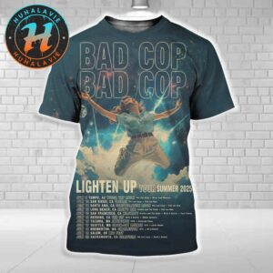 Bad Cop Bad Cop Lighten Up Tour Summer 2025 Dates List All Over Print Shirt