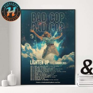 Bad Cop Bad Cop Lighten Up Tour Summer 2025 Dates List Home Decor Poster Canvas
