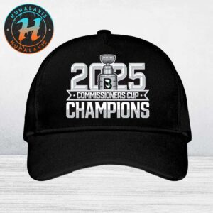 Binghamton Black Bears Back To Back Champions 2025 Commissioners Cup Classic Cap Snapback Hat