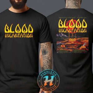 Blood Incantation Absolute Elsetour Europe Tour 2025   Dates List Start In Bristol UK On October 6 2025 Two Sided Print T-Shirt