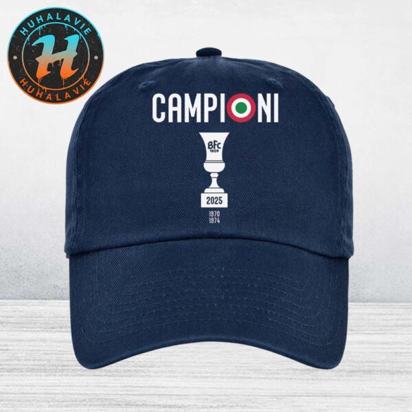 Bologna FC 1909 Campioni Coppa Italia Champions 2025 Celebrative Classic Cap Snapback Hat