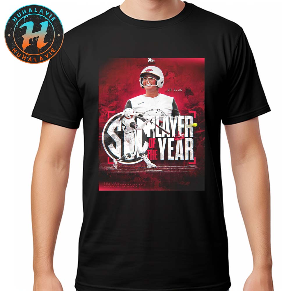 Bri Ellis Team Arkansas Razorbacks Is The 2025 SEC Player Of The Year Classic T-Shirt Bri Ellis Team Arkansas Razorbacks Is The 2025 SEC Player Of The Year Classic T-Shirt