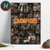 Minnesota Hoisting The Walter Cup 2025 Champions PWHL For The Second Straight Season Home Decor Poster Canvas