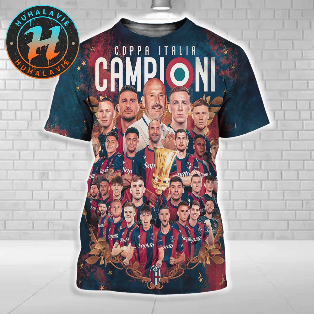 Congrats Bologna FC 1909 Are The Campion Coppa Italia Champions 2025 All Over Print Shirt Congrats Bologna FC 1909 Are The Campion Coppa Italia Champions 2025 All Over Print Shirt