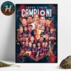 Congrats Galatasaray Are The 19x Ziraat Turkiye Kupasi Champions 2024-2025 Home Decor Poster Canvas