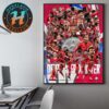 Congrats Texas Tech Red Raiders 2025 Big 12 Softball Regular Season Champions Home Decor Poster Canvas