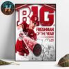 Congrats Mark Wasikowski Is Your 2025 Big Ten Coach Of the Year Home Decor Poster Canvas