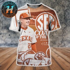 Congrats Jim Schlossnagle Named To 2025 SEC Baseball Coach Of The Year All Over Print Shirt