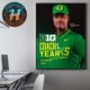 Congrats Jake Hanley Named To The 2025 Big Freshman Of The Year Home Decor Poster Canvas