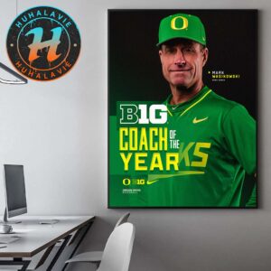 Congrats Mark Wasikowski Is Your 2025 Big Ten Coach Of the Year Home Decor Poster Canvas