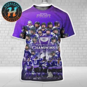 Congrats Minnesota Frost Named To 2025 Champions PWHL Walter Cup All Over Print Shirt