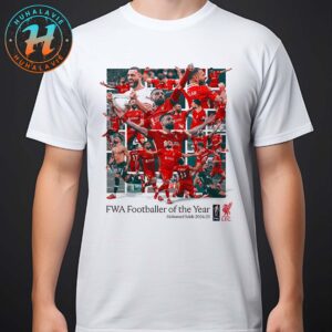 Congrats Mohamed Salah Liverpool FC Is The FWA Footballer Of The Year 2024-25 Unisex T-Shirt