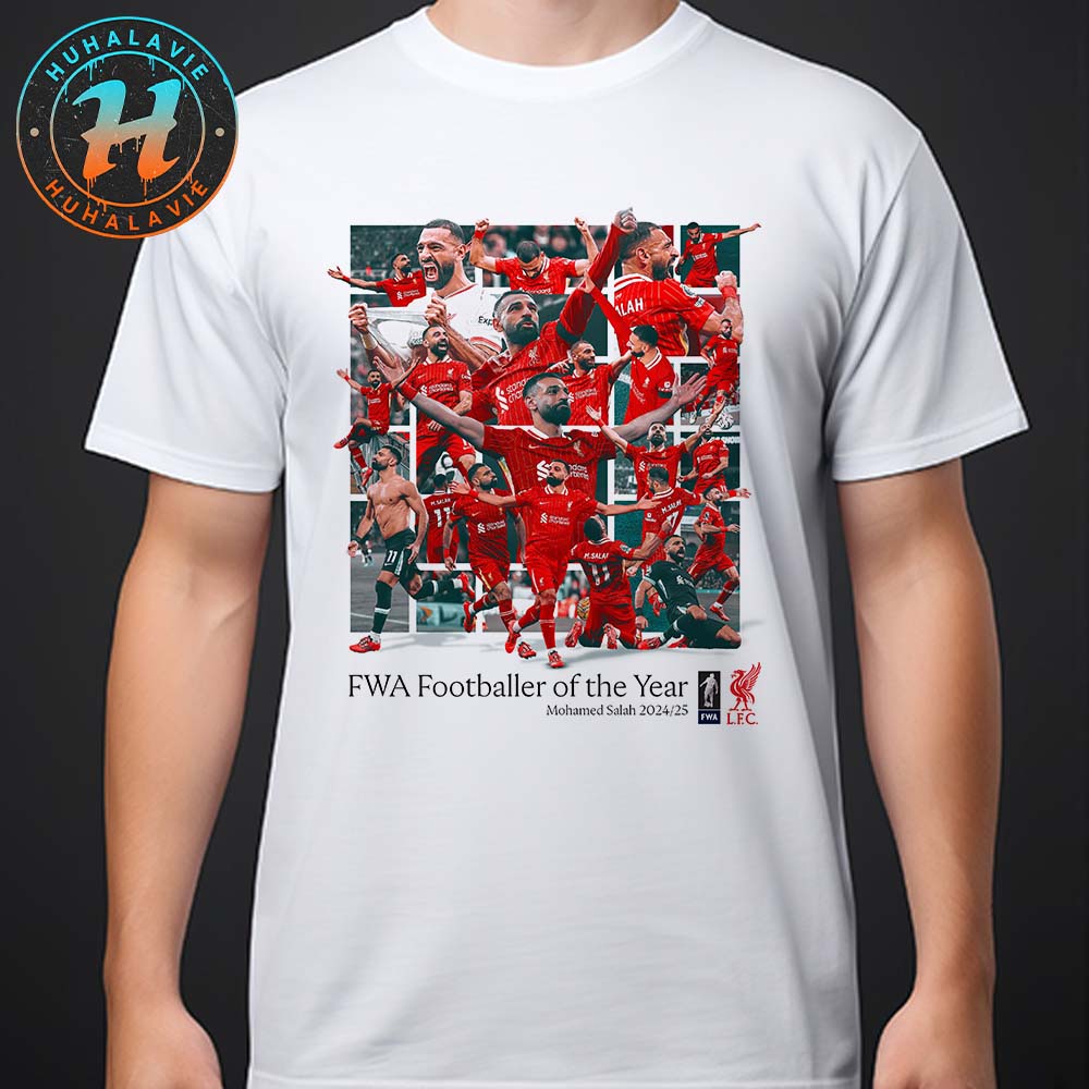 Congrats Mohamed Salah Liverpool FC Is The FWA Footballer Of The Year 2024-25 Unisex T-Shirt Congrats Mohamed Salah Liverpool FC Is The FWA Footballer Of The Year 2024-25 Unisex T-Shirt