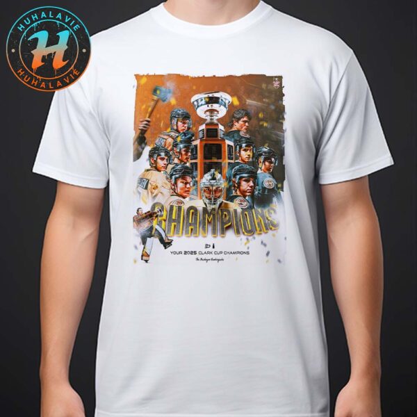Congrats Muskegon Lumberjacks Are Your 2025 USHL Clark Cup Champions Classic T-Shirt
