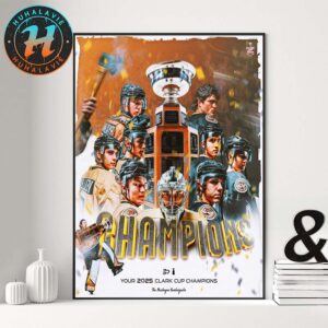 Congrats Muskegon Lumberjacks Are Your 2025 USHL Clark Cup Champions Home Decor Poster Canvas