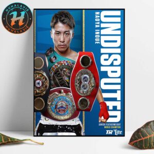Congrats Naoya Inoue Undisputed Junior Featherweight World Champion 2025 Home Decor Poster Canvas