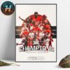 Florida Atlantic Owls Back 2 Back 2025 AAC Softball Regular Season Champions Home Decor Poster Canvas