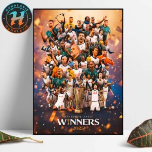 Congrats Tottenham Hotspur FC Named To Champions 2025 UEFA Europa League Home Decor Poster Canvas