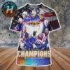 Nebraska Cornhuskers Baseball Are Back-To-Back 2025 Big Ten Tournament Champions All Over Print Shirt