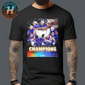 Congrats USA Hockey Champions 2025 IIHF Ice Hockey World Championship Unisex T-Shirt